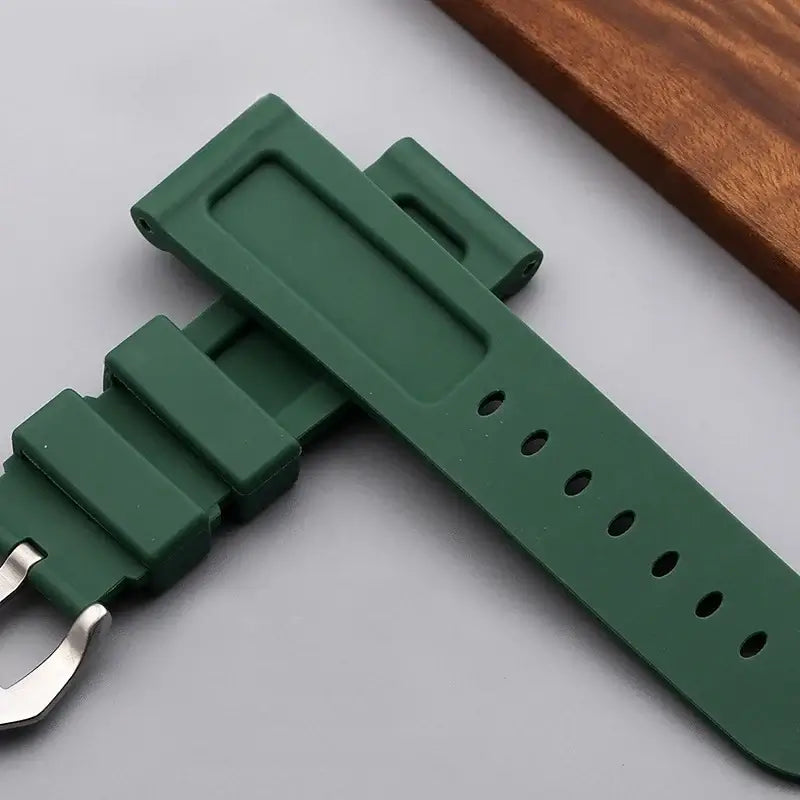Samsung Galaxy Watch 7, 6, 5, 4 & FE Raised-Panel Silicone Band