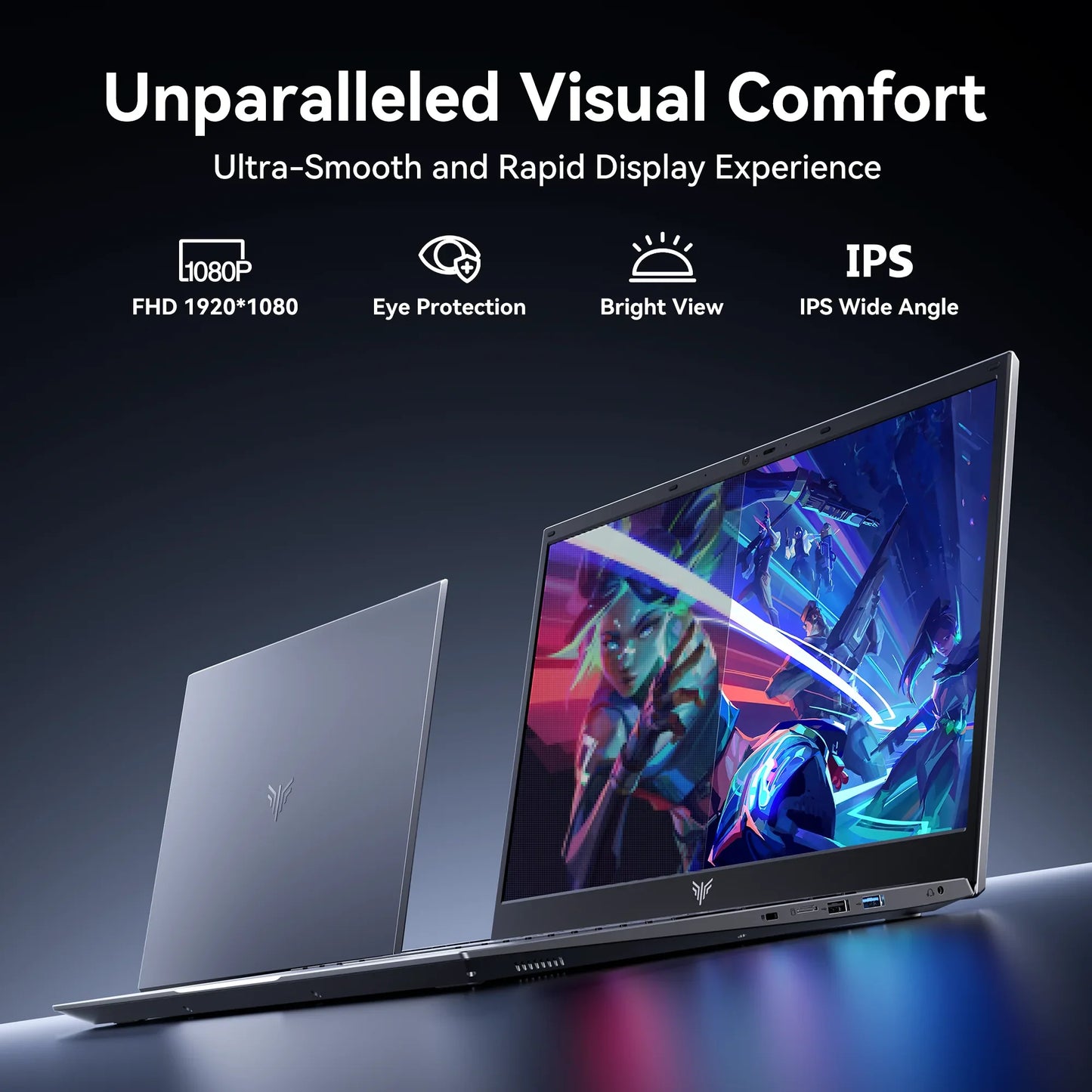 18.5" Laptop 16GB RAM 512gb SATA SSD AMD Ryzen 3 4300u Laptop Computer