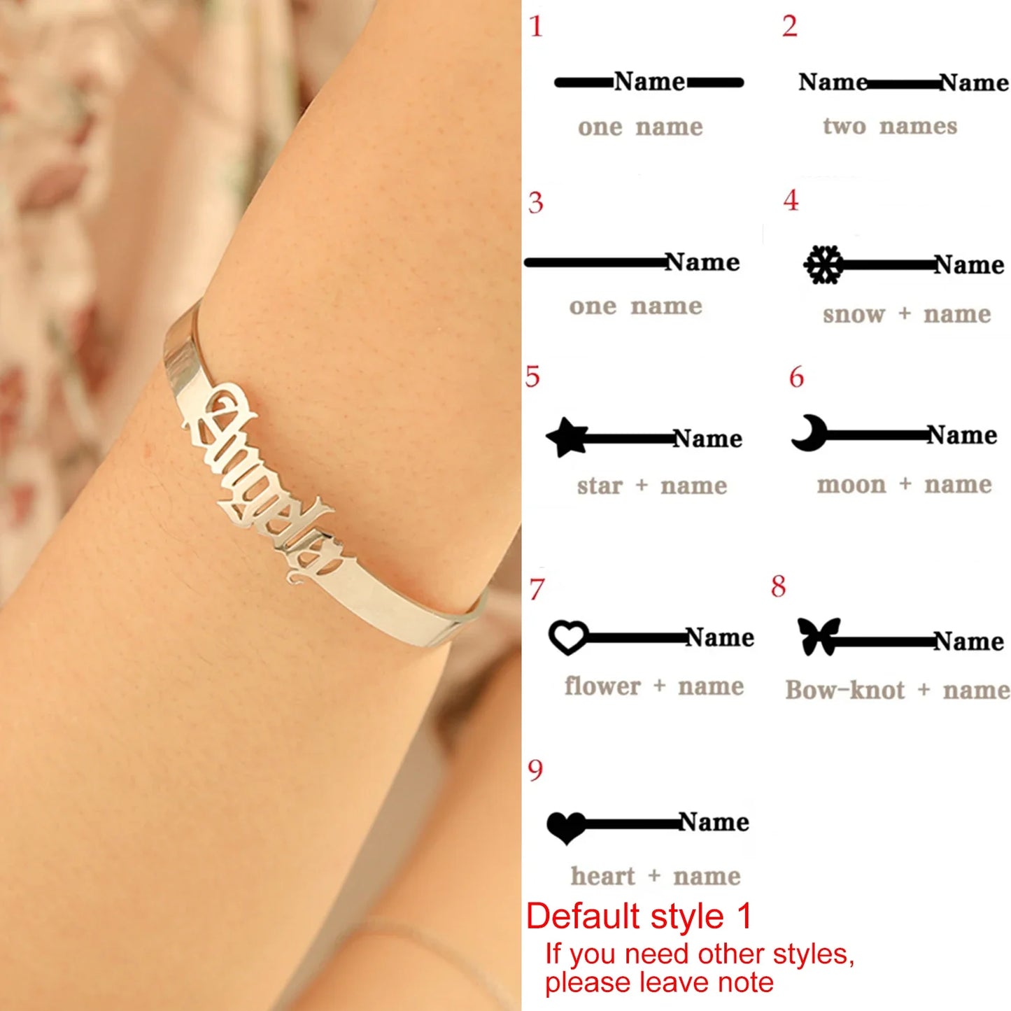 Personalized Name Bracelet for Women Men Custom Jewelry Stainless Steel Customized Bangle Gold Color Arabic Name Birthday Gifts