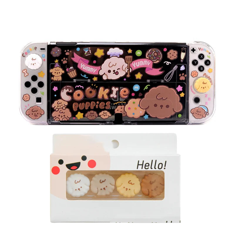 Funda para Nintendo Switch de perritos de galleta