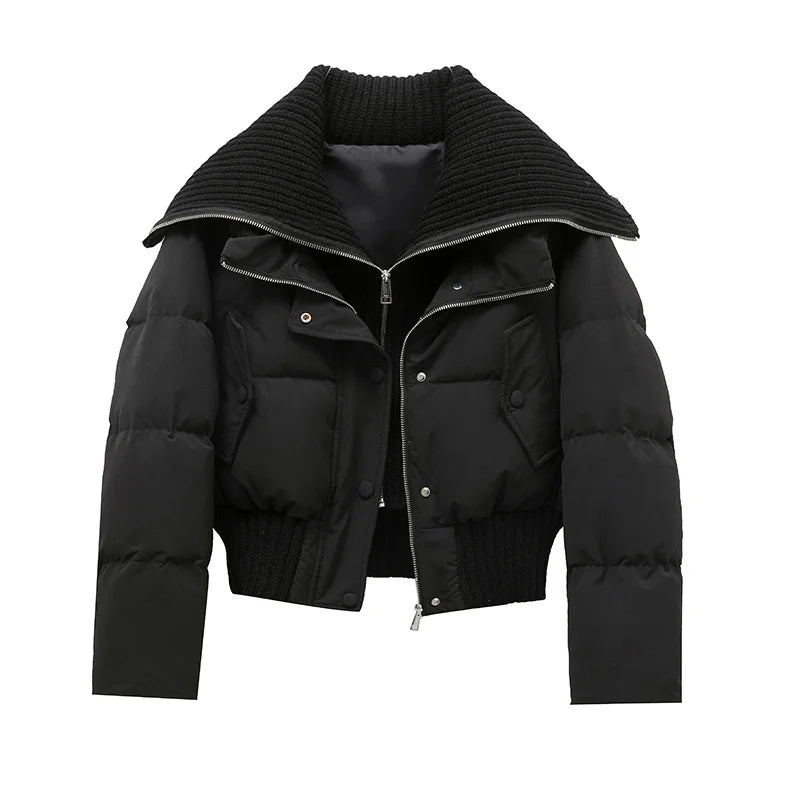 New Women Cotton Padded Jacket Winter Short Hooded Loose Cotton Coat Korean Women Parkas Coat Solid Outwear Women Puffer