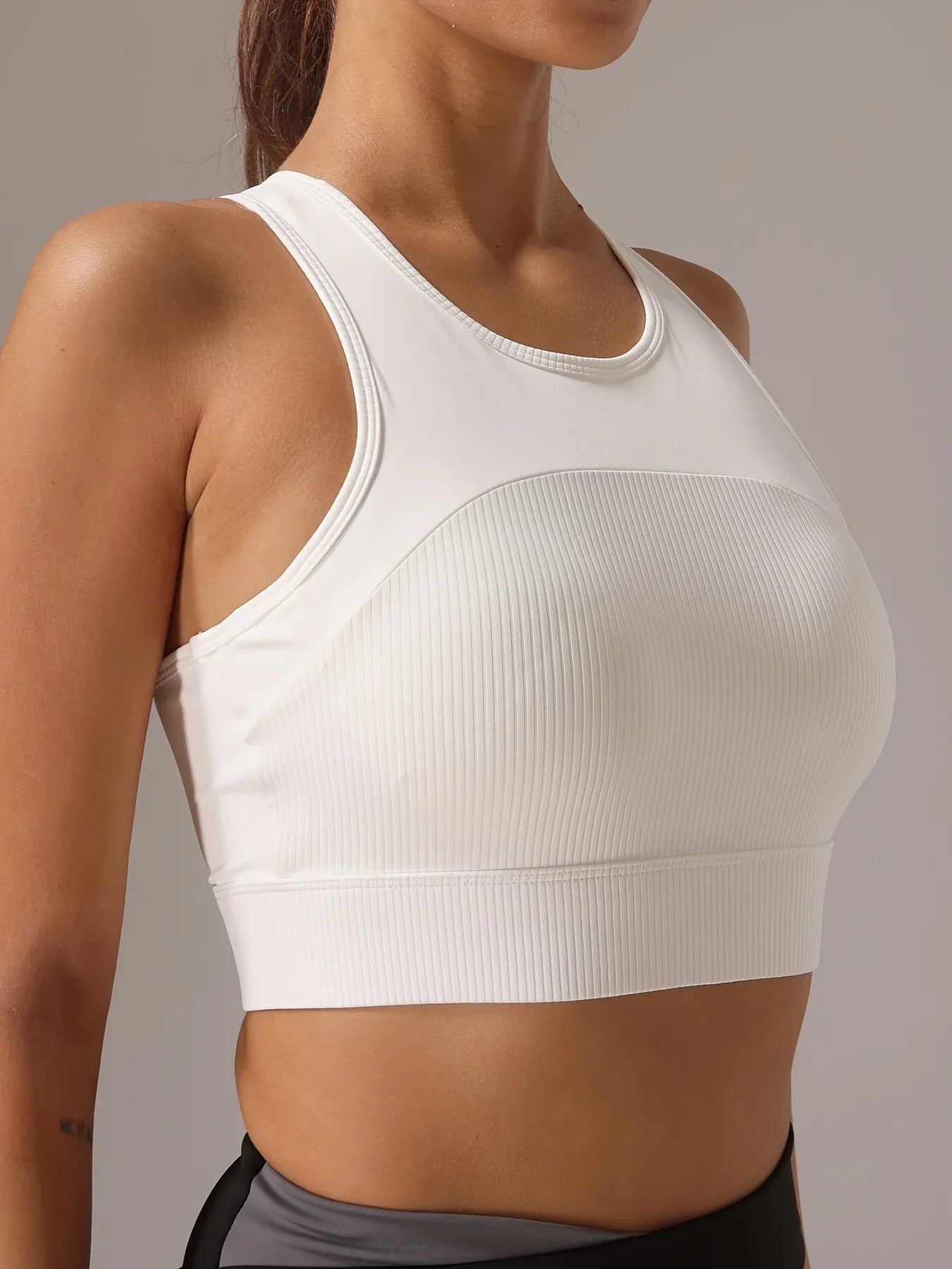 Top de soporte FitFemme ColorBlock