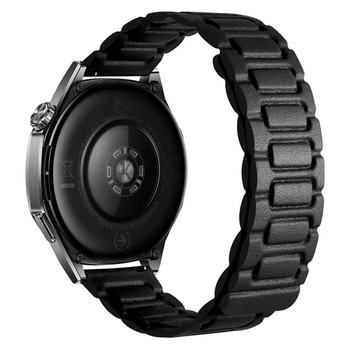 Garmin 18/20/22mm Quick Release Magnetic Leather Link Band