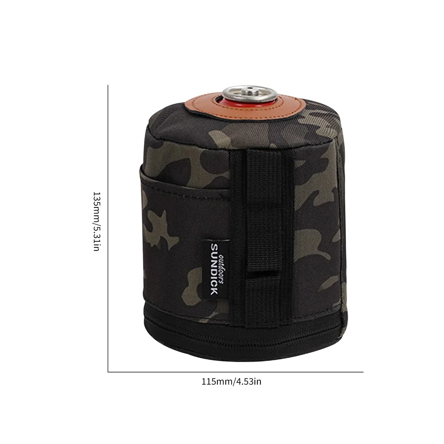 Camping Gas Can Portable Ventilated Propane & Butane Protector Outdoor Gas Case Fuel Cylinder Storage Bag Air Bottle Wrap Sleeve