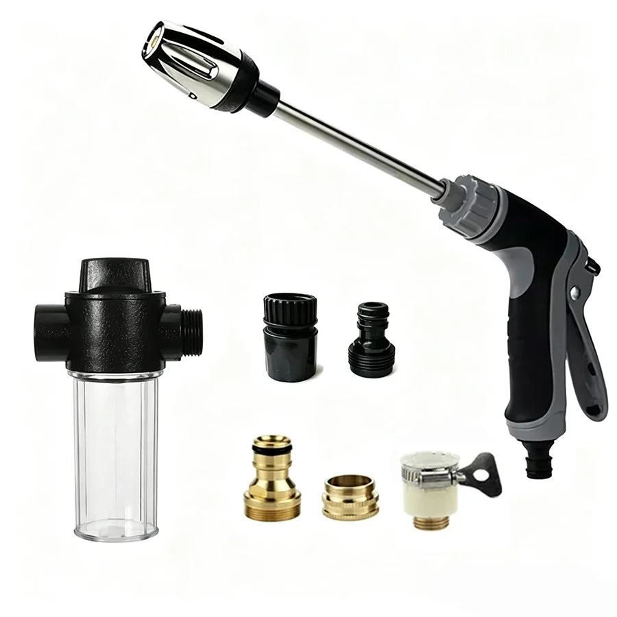 High Portable Automobiles Cleaning Tool Garden Lawn Watering Hose Nozzle Foam Lance High Pressure Sprinkler Water Gun Car Washer