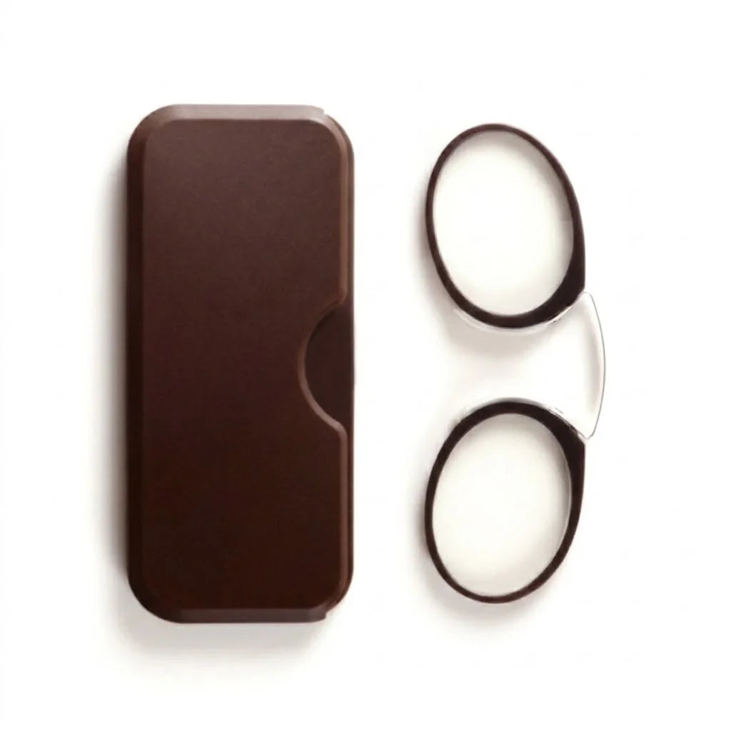 Portable Nose Clip Reading Glasses Men Women Mini Legless Presbyopic Eyeglasses Stick On Phone Case Wallet Pocket Reader Glasses