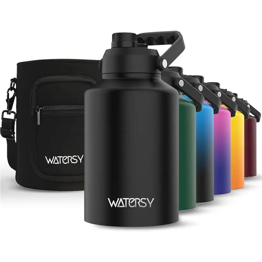 64/128oz Insulated Water Bottle Large capacity Stainless Steel Thermos