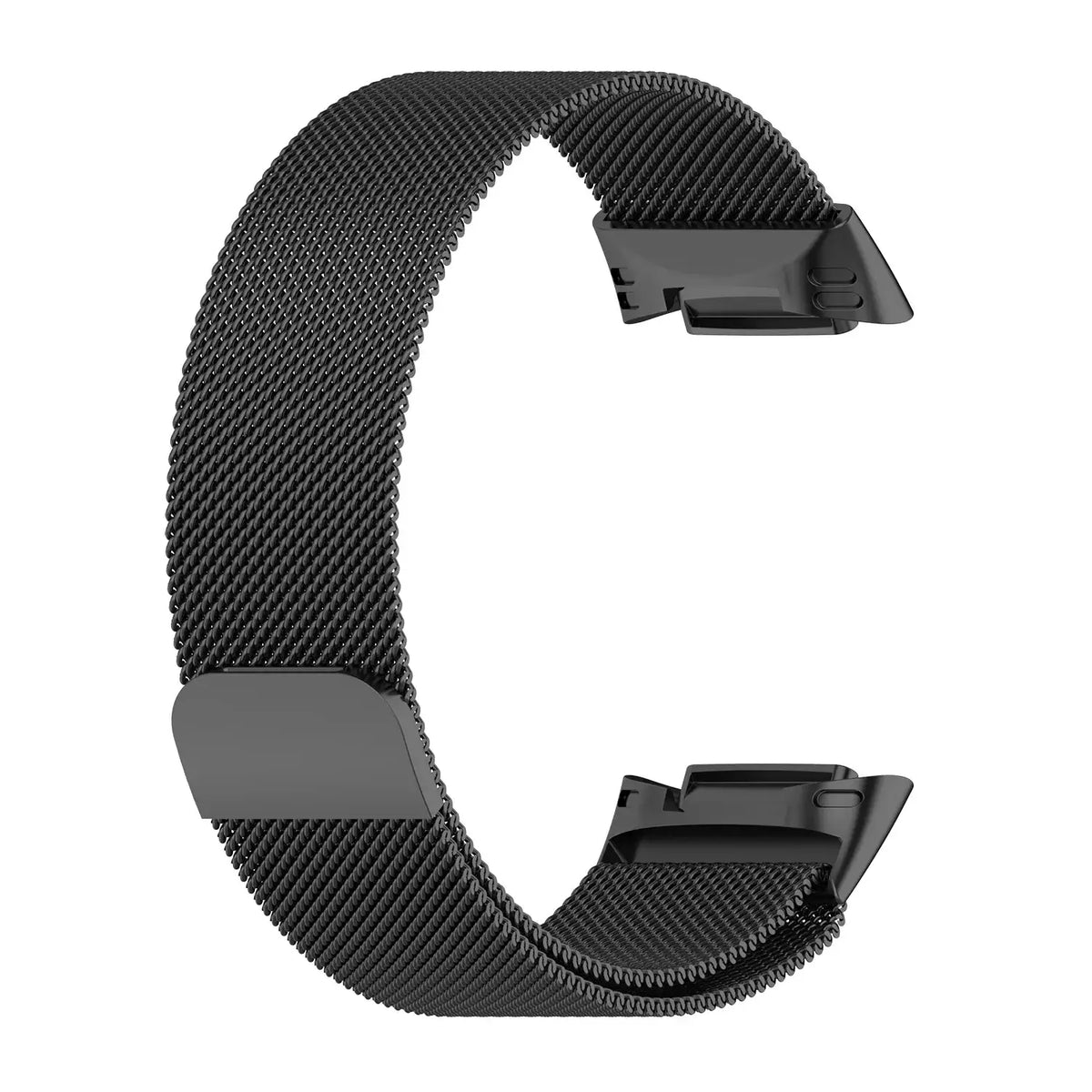 Fitbit Charge 5 & 6 Magnetic Milanese Mesh Band, Stainless Steel