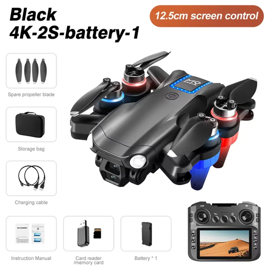 Lenovo M9 GPS Foldable Drone 4K Dual Camera 5G WIFI FPV Brushless Optical Flow Altitude Hold Quadcopter Drone