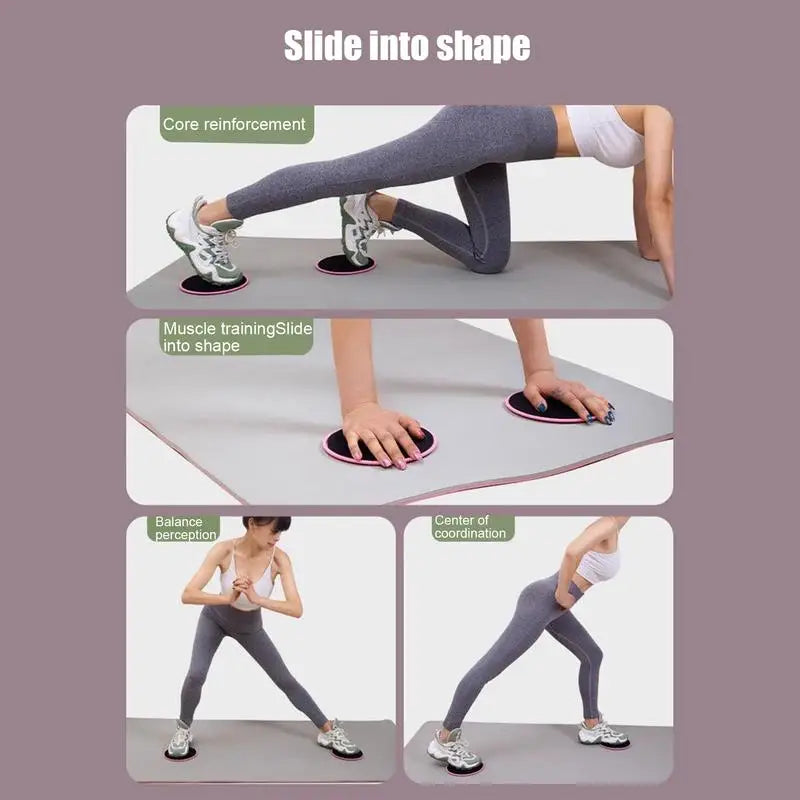 Discos deslizantes de equilibrio para pies, accesorios de entrenamiento, deslizadores de abdominales, entrenamiento abdominal, equipo deportivo de yoga, disco deslizante