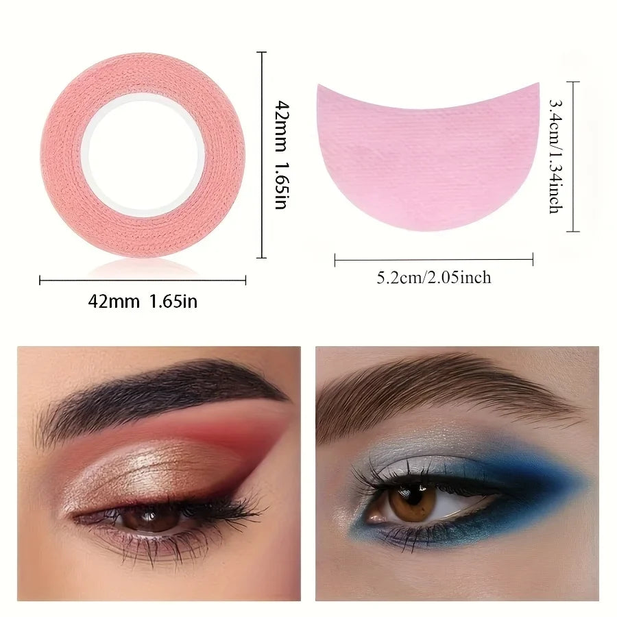53/50/3/1pc Eyeshadow Assistant Tape Set, Eye Makeup Tape Including Eye Shadow Tape, Eyeshadow Stickers, Eye Makeup Protector
