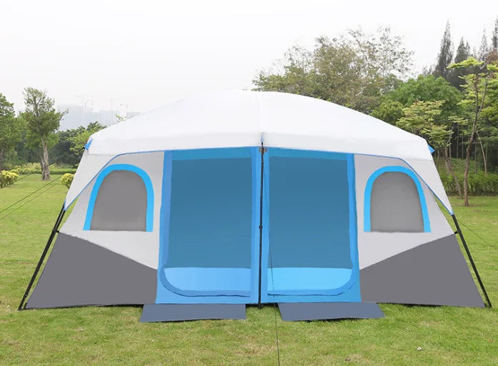 Wholesale Large Canvas Glamping Cabin Tents Outdoor Inflatable Camping For Family Two Bedrooms Air Tourist Touristic FeaturesFor