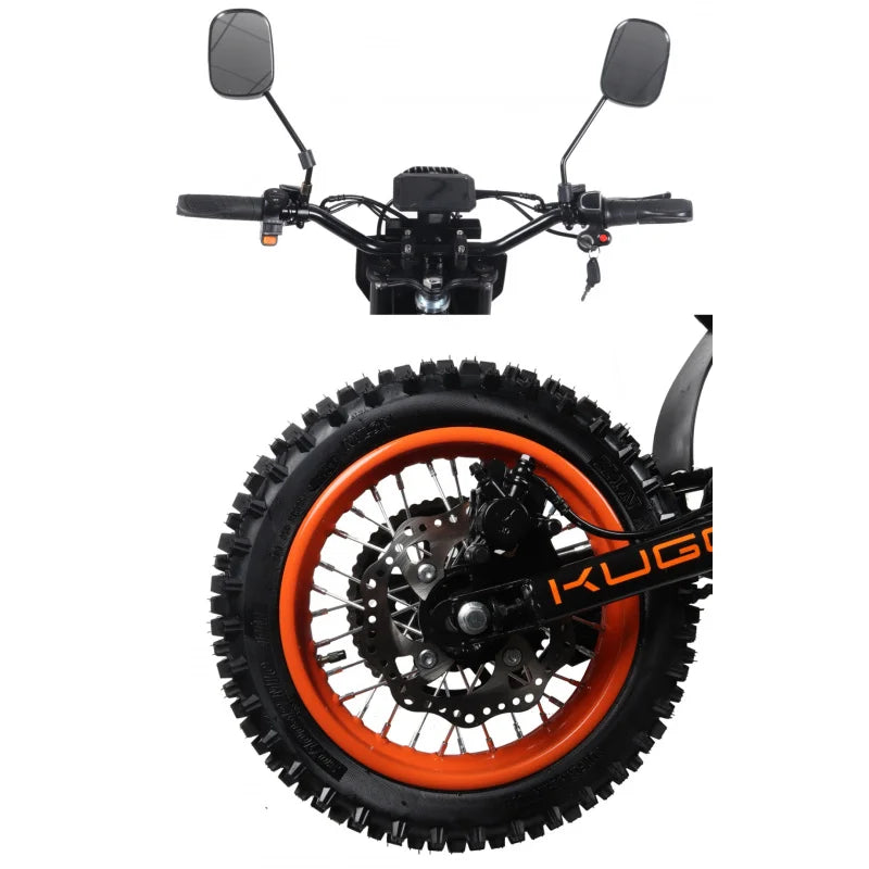 14-inch off-road tire E-Bike, built-in 3000W powerful motor electric bicycle, 60V21AH battery electric motorcycle mountain bike