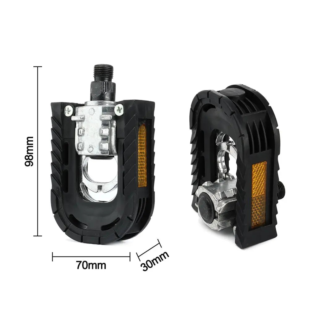 1 Pair E-bike Folding Pedals Anti-slip Refitting Platform Pedal Scooter Parts Electric Bicycle Accessories Cycling Supplies