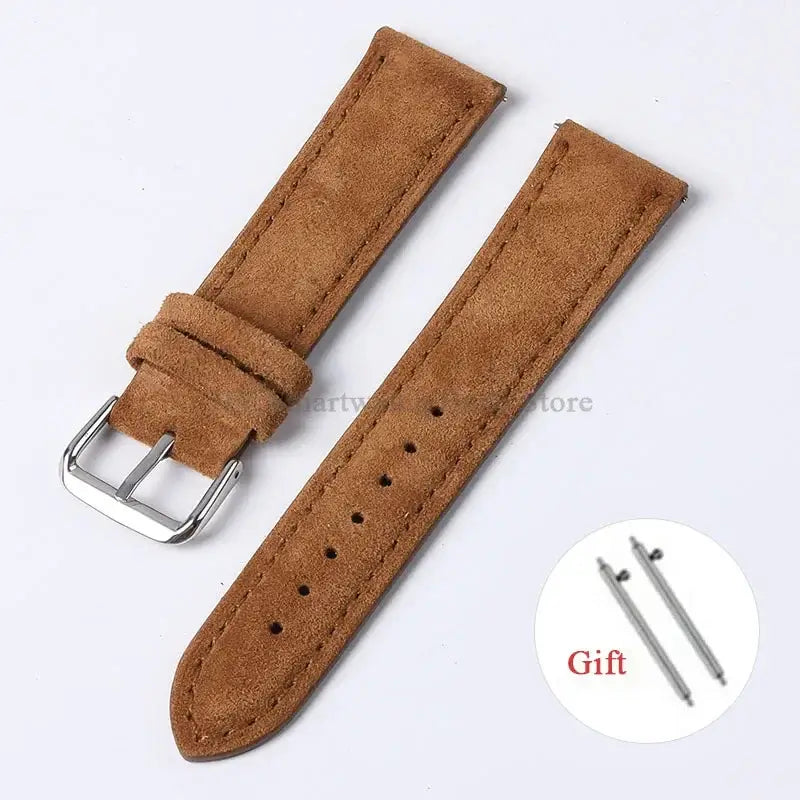Amazfit Balance, GTR, GTS & Bip Vintage Suede Leather Band