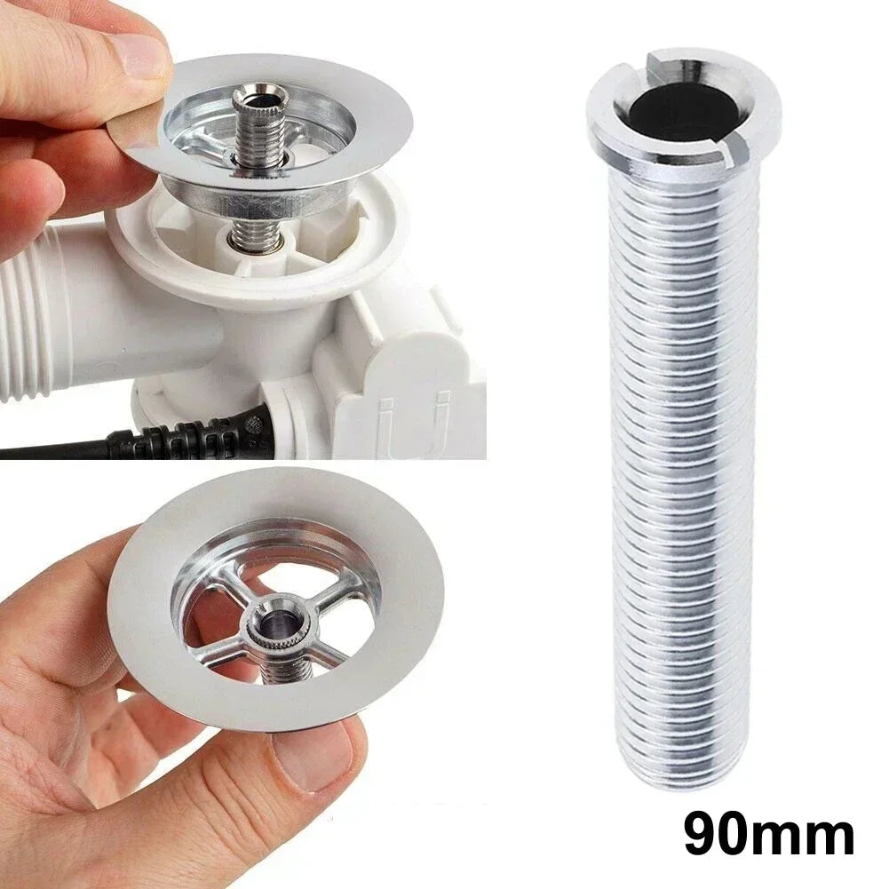 90mm Kitchen Bathroom Sink Accessories Strainer Waste Threaded Bolt Connector Kitchen Sink Bolt Kitchen Drain Pipe