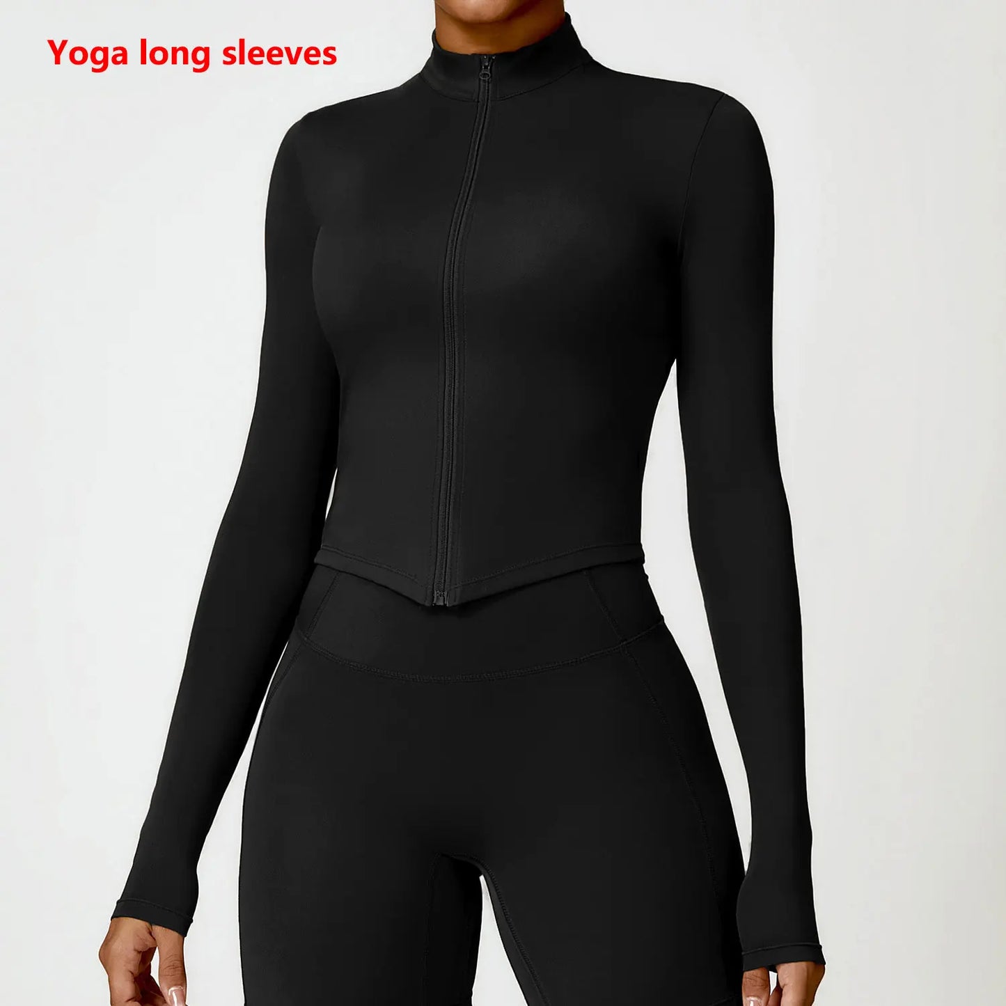 Chaqueta de mujer con cremallera completa y estilo deportivo