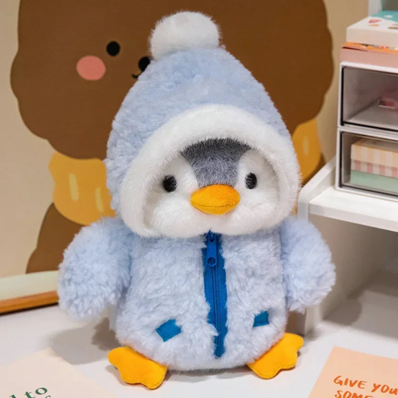 Peluche de pingüino con parka