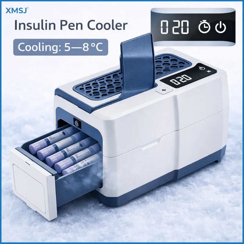 16800mah Portable Insulin Cooler Case Mini Medicine Refrigerator 0-18c