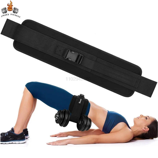 Adjustable Weighted Workout Belt, Resistance Waist Trainer for Hip Training