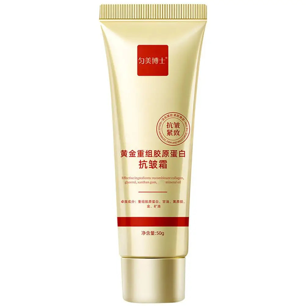 Gold Collagen Anti Wrinkle Cream Facial Tightening Moisturizing Fade Facial Fine Lines Facial Skin Care Products