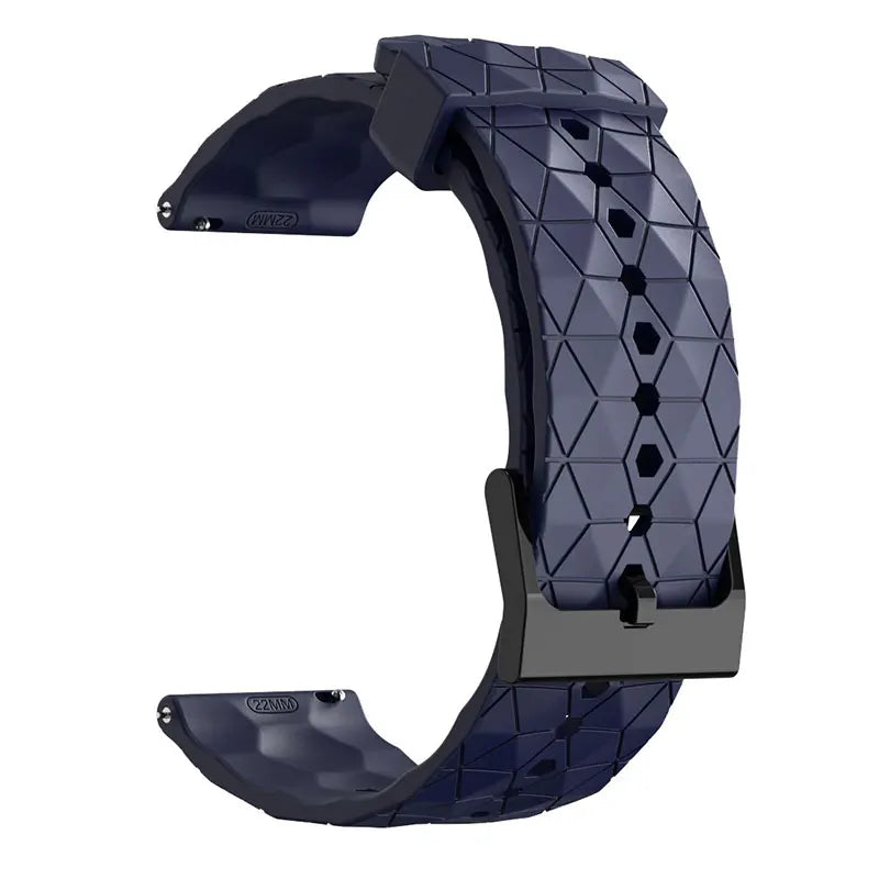COROS Bands Silicone Sport Watch Strap Football Pattern Unisex Waterproof