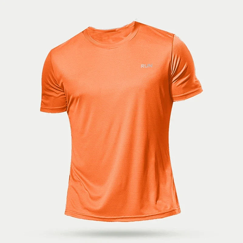 Men Quick Dry Compression Sport Shirt for Gym and Training