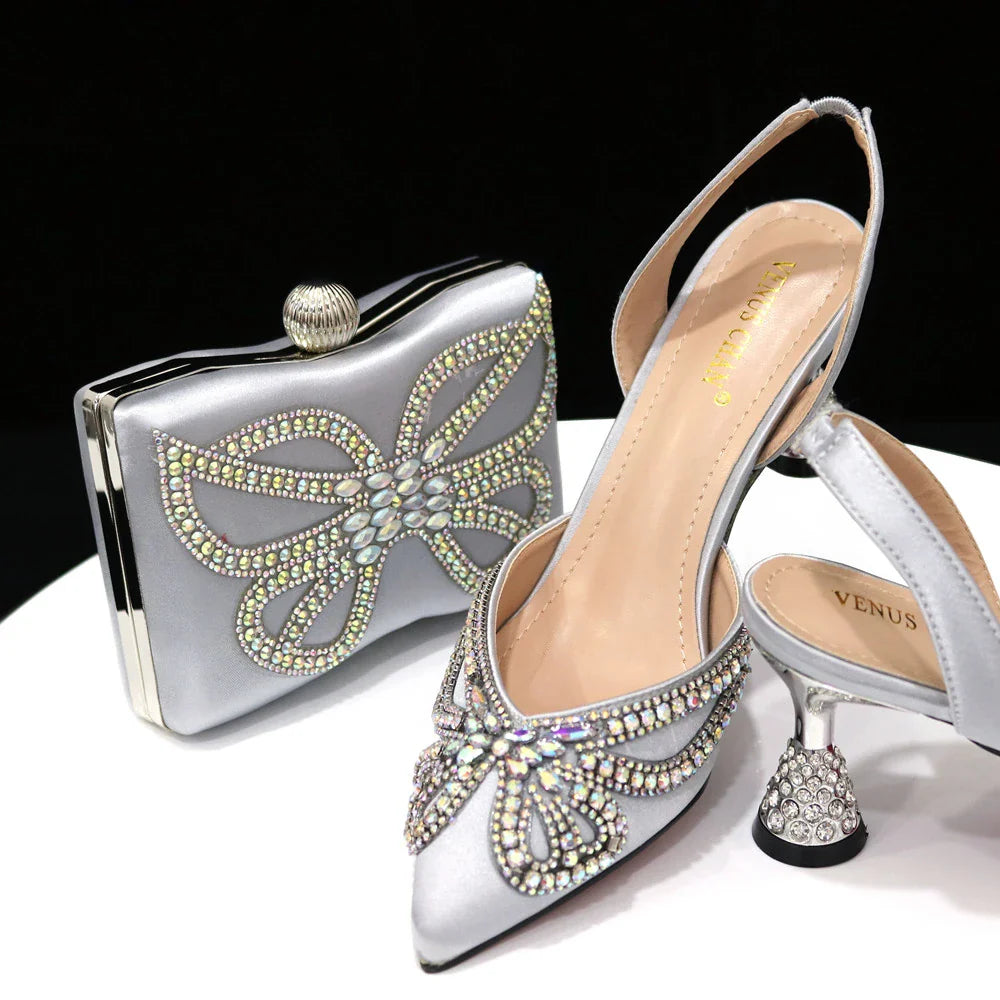 Set de zapatos y bolso italianos HJK1-51
