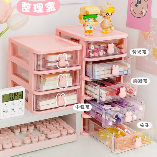 Organizador de caja de almacenamiento de escritorio
