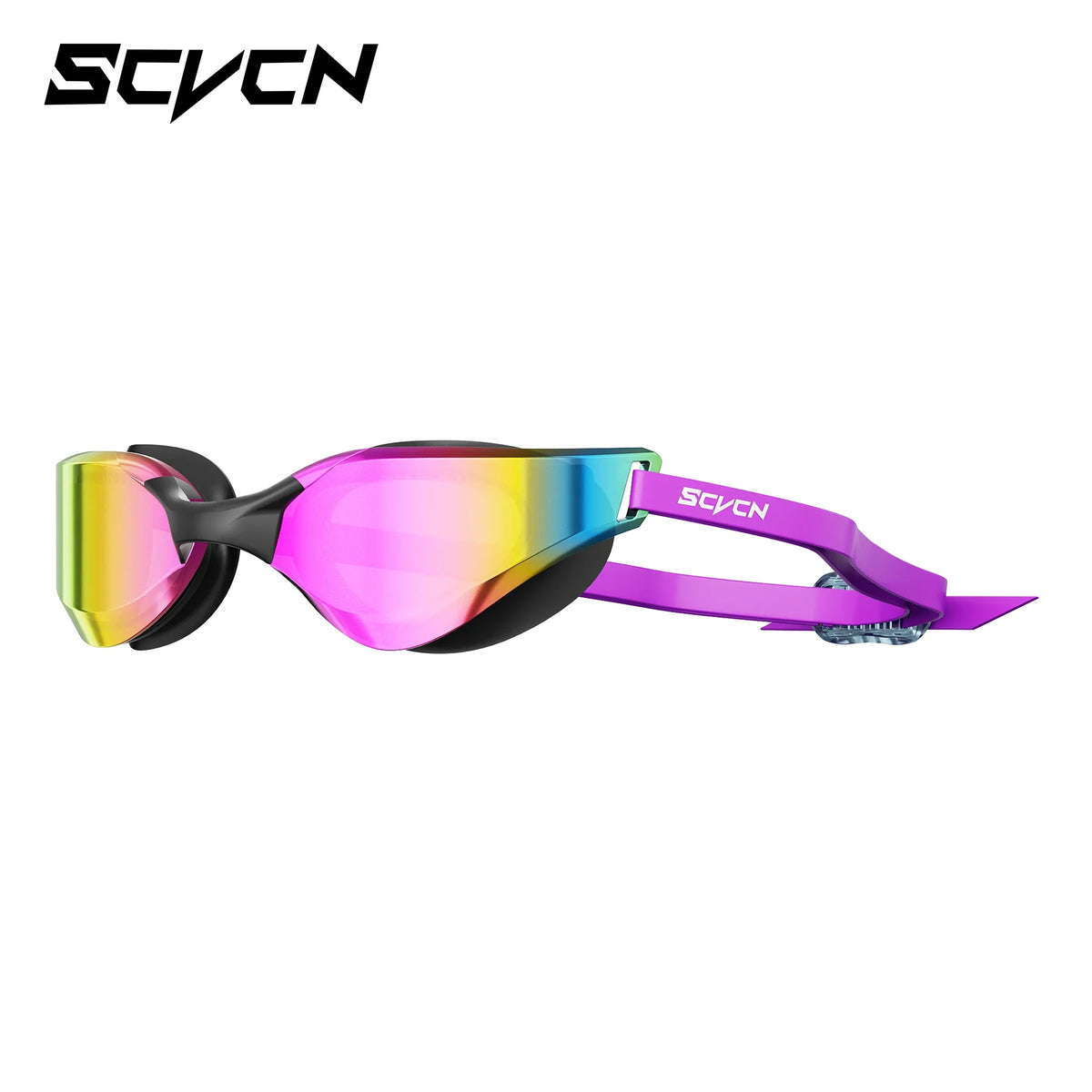 SCVCN New Men UV Protection Adjustable Adult Outdoor Swim Goggles Professional Female Swimming Electroplate Anti Fog Glasses