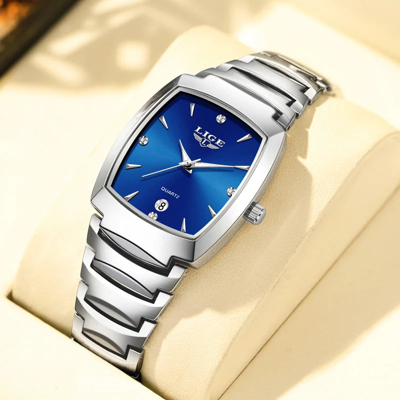 Women's Sculpted Bracelet Tonneau Quartz Watch