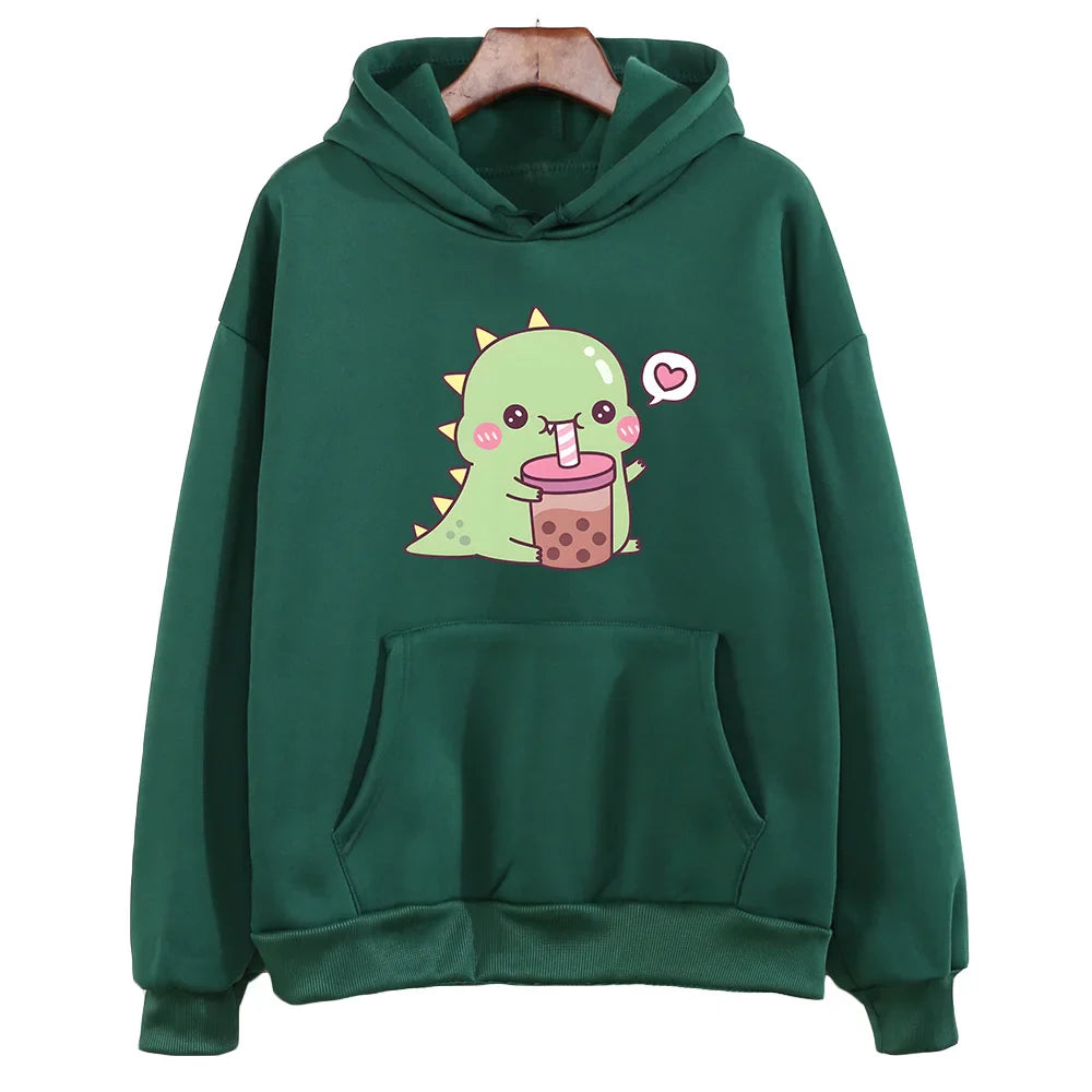 Sudadera con Capucha Rexy Adora el Té de Boba