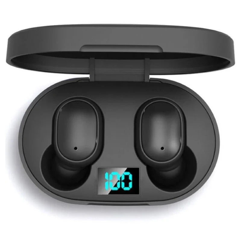 E6S Bluetooth Earphones Gaming Headset Earbuds TWS Blutooth Earphone Wireless Hearing Aids Sports EarBuds HiFi Stereo Headphones