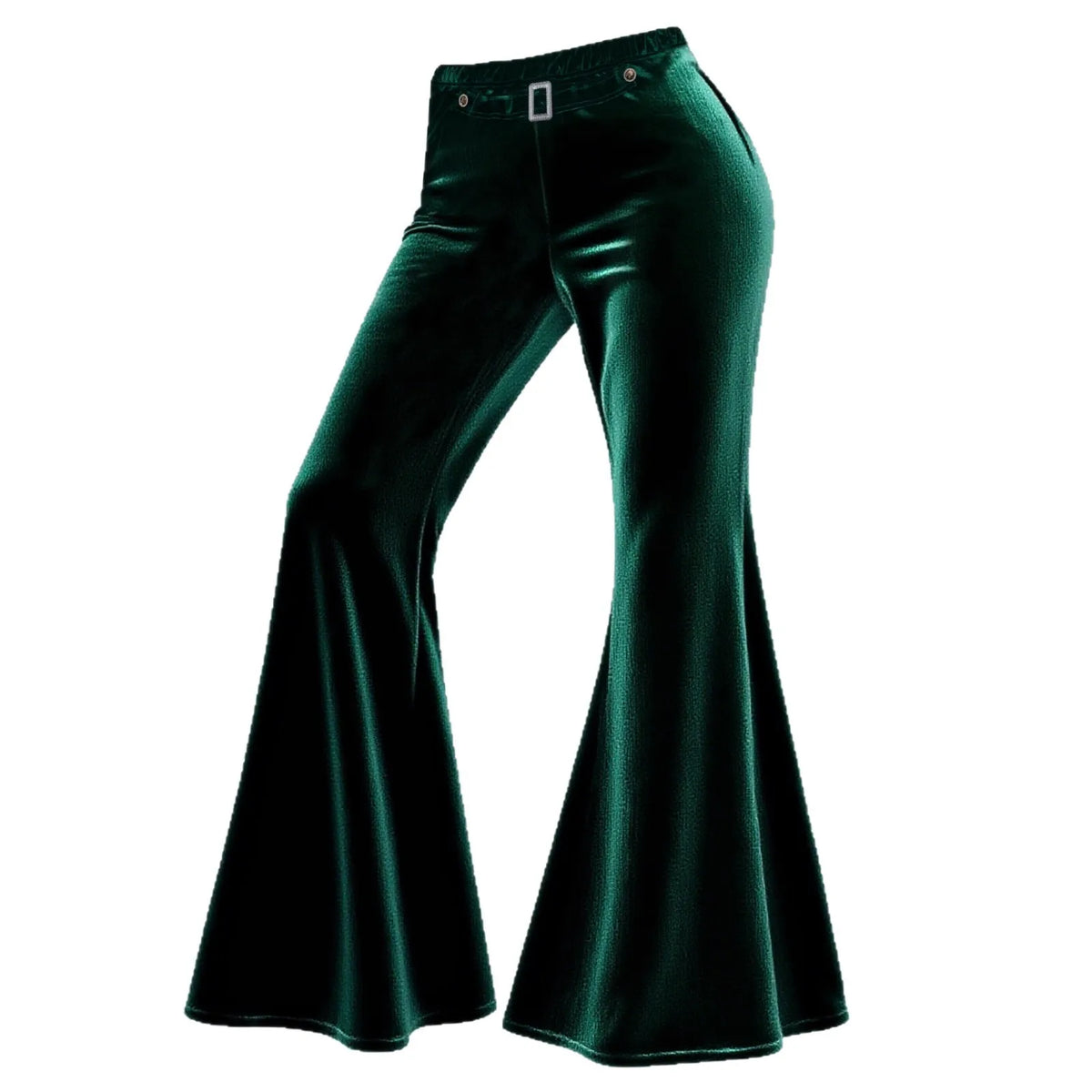 spring and autumn versatile wide-leg pants with metal decoration large size gold velvet wide-leg pants casual pants