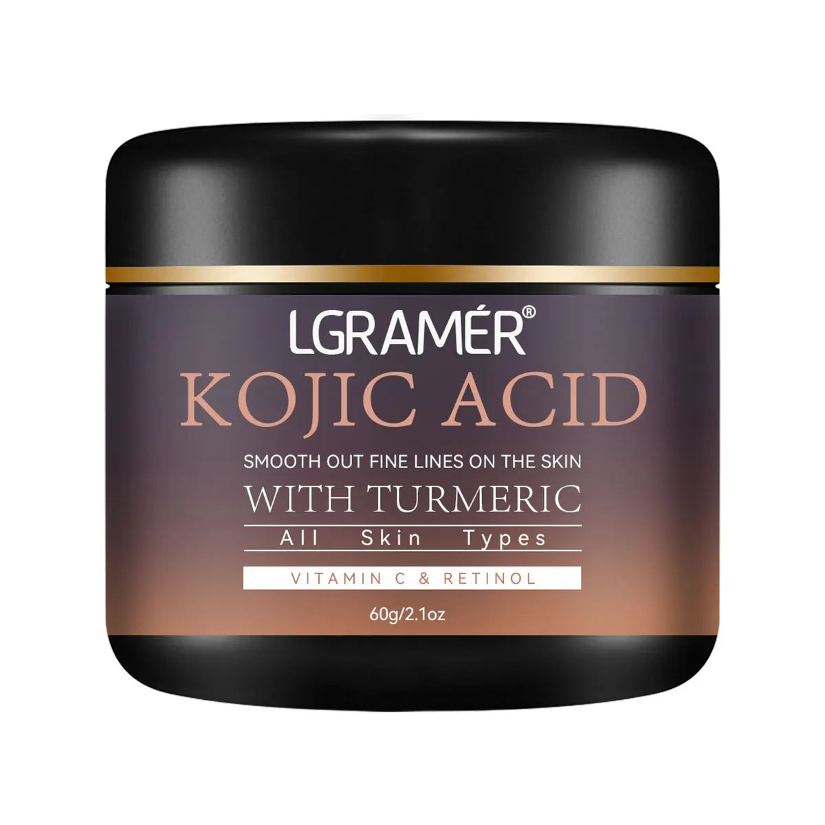 Kojic Acid Vitamin C &Turmeric Moisturizer Face Cream Fade Dark Spot Wrinkle Brightening Skin Firming Tighten Lighten Face Cream