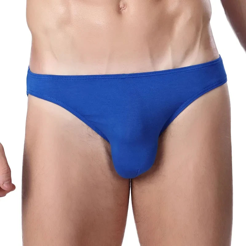 Men's underwear with a U-shaped protruding modal, thin, elastic and sexy low-waisted tight underpants