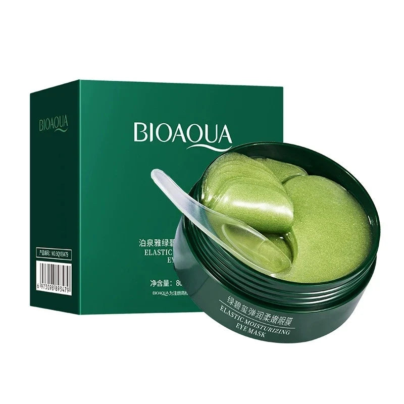120pcs BIOAQUA  Gold Crystal Collagen Eye Mask Anti Dark Circles Anti-Wrinkles Seaweed Moisturizing Eye Patches Eyes Skin Care