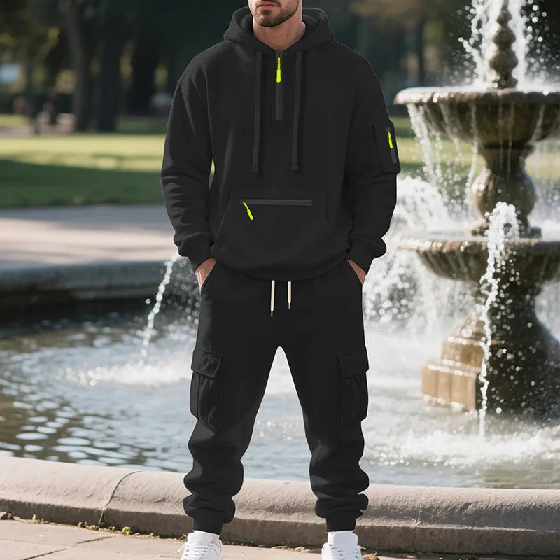 Conjunto deportivo de forro polar FleeceFlex para hombre - Otoño/Invierno