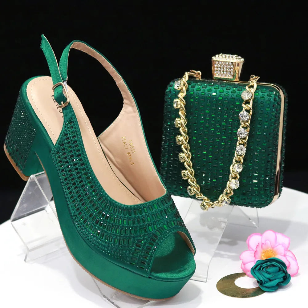MODA Zapatos y Bolsos de Mujer a Juego HAS1-2