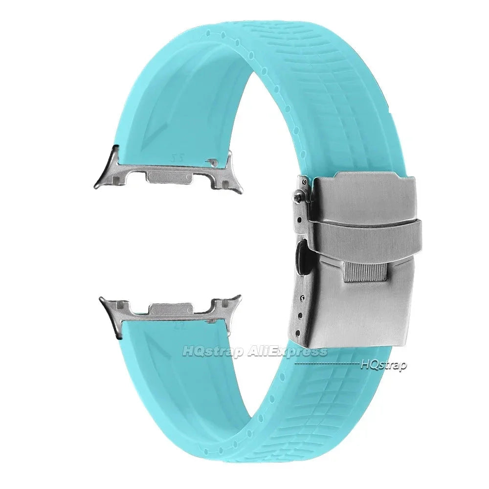 Samsung Galaxy Watch8, 8 Classic & 9 Silicone Deployant Clasp Band