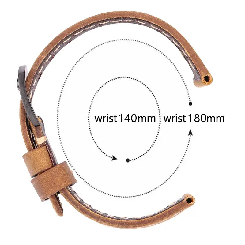 Suunto Leather Band - Breathable, Versatile, Stylish Design