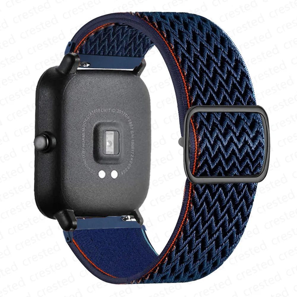 Motorola Moto Watch Stretch Nylon Loop Band with Slide Buckle