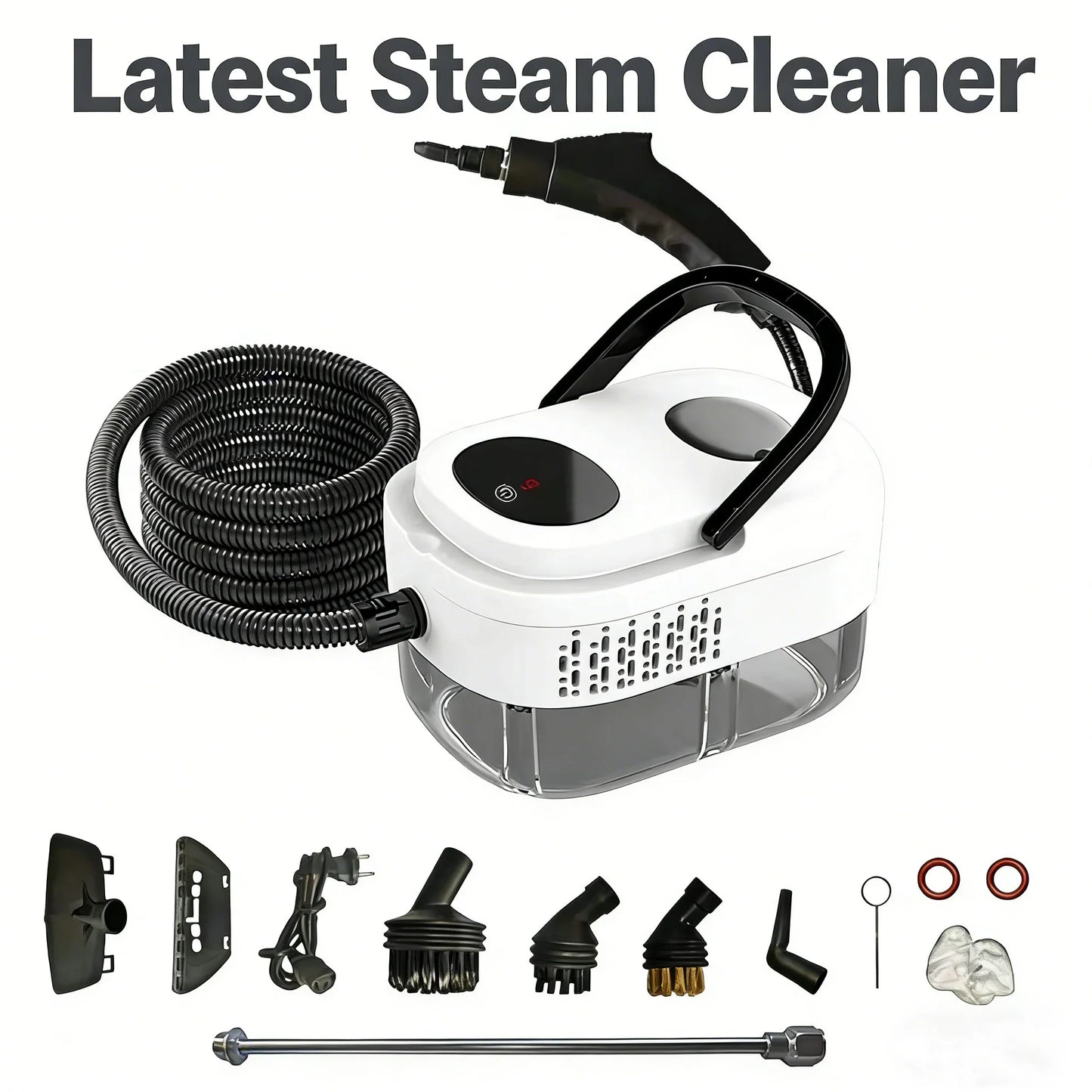 2500W Portable Steam Cleaner High Temperature Sterilization Pressure Jet Washer Machine for Home Car Kitchen Air Conditioner