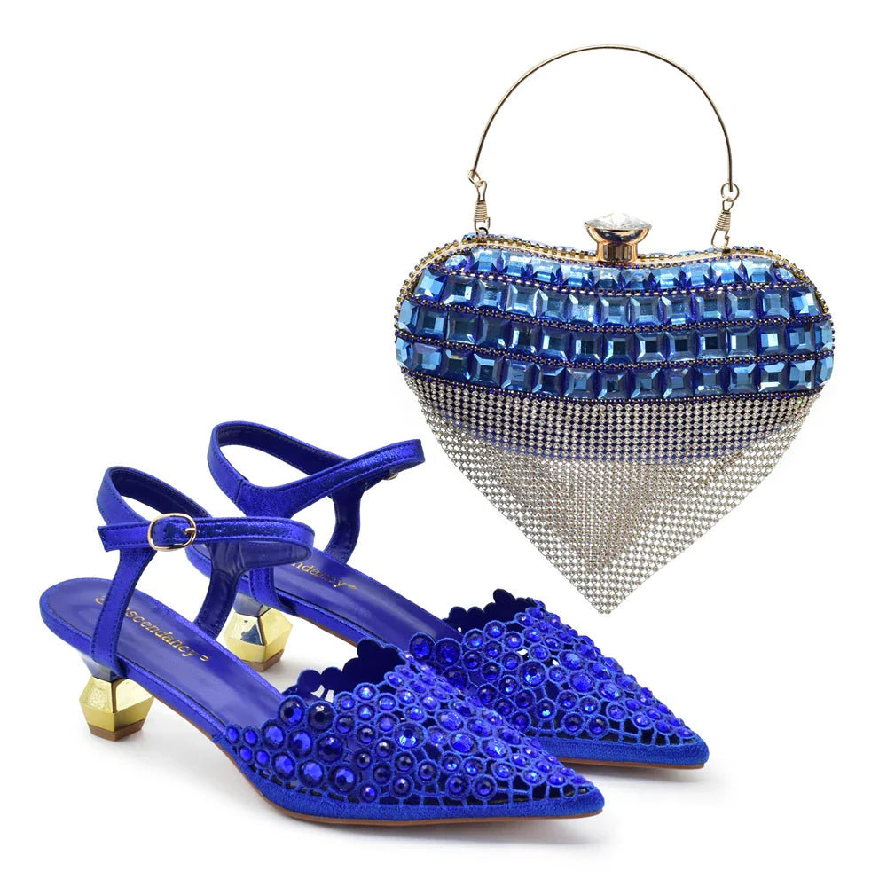 Conjuntos de Zapatos y Bolsos Italianos HDS1-3