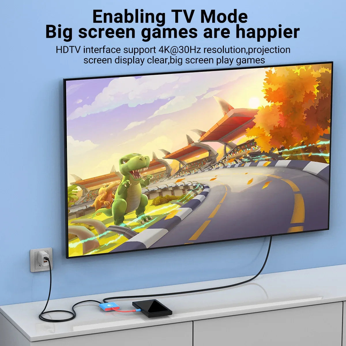 3 in 1 USB C Docking Station 4K HDMI GAME HUB Adapter 100W PD USB 3.0 Hub for Switch, MacBook & Phones
