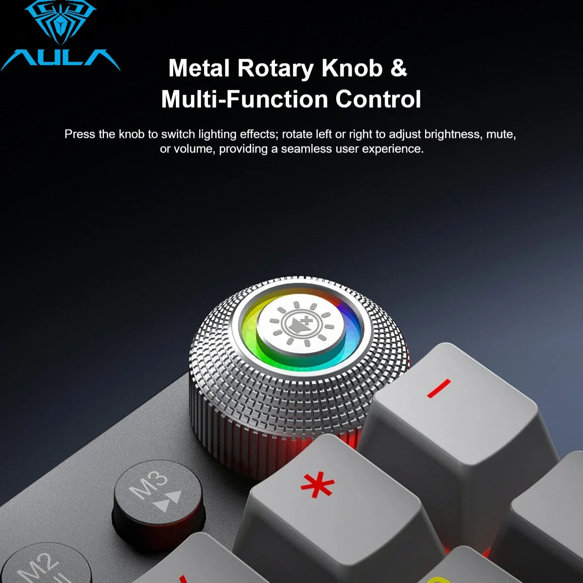 AULA F2088Air Tri-mode Mechanical Keyboard and Mouse Combo Wireless Bluetooth 2.4G Wired RGB Backlit Hot-Swappable Gaming Keyboa