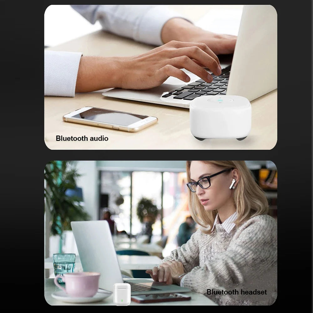 USB Bluetooth 6.0 Adapter Transmitter Receiver Bluetooth 6.0 Dongle Wireless USB Adapter For Mouse Keyboard Speaker Music