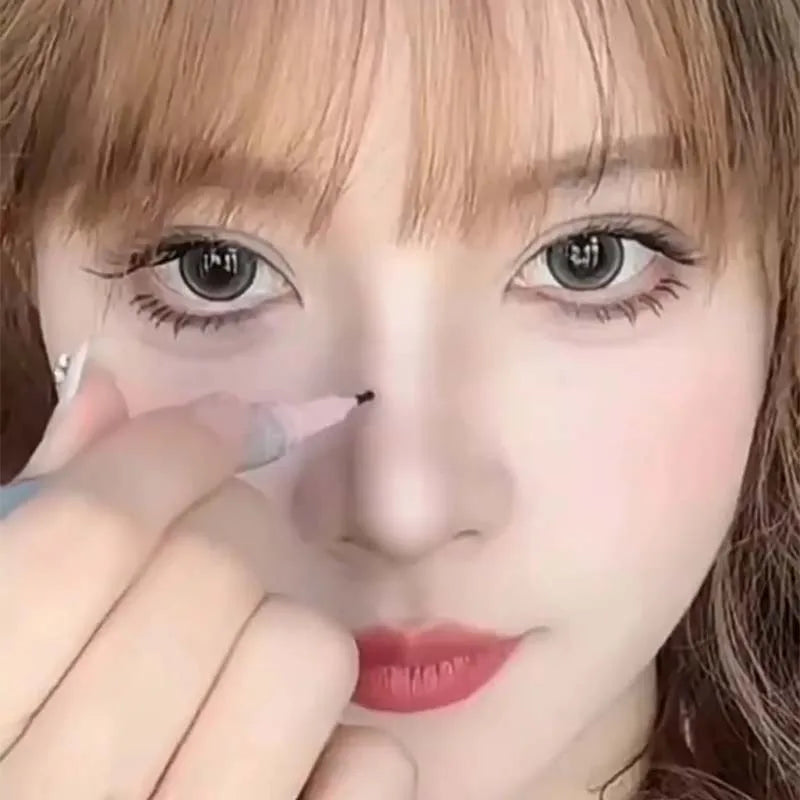 Realistic Natural Freckle Pen Fast Drying Waterproof Lifelike Round Head Freckle Spot Stamp Lasting Non-fading Dot Mole Make Up