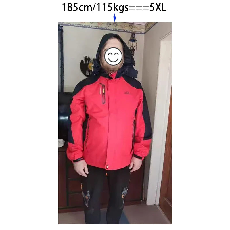 Men's Lightweight Waterproof Rain Jacket 5000mm Windbreaker Lined Casual Spring Autumn Fishing Hiking Outdoor Leisure Jacket