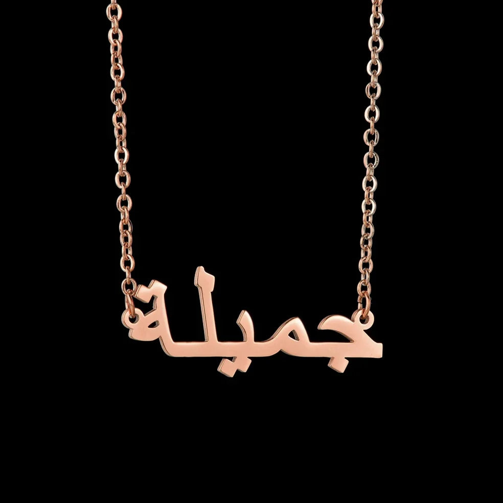 Atoztide Customized Fashion Stainless Steel Name Necklace Personalized
